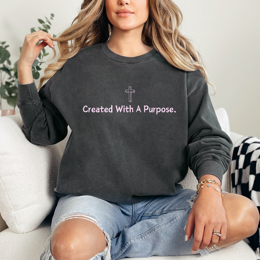 Purpose Pepper Grey Crewneck